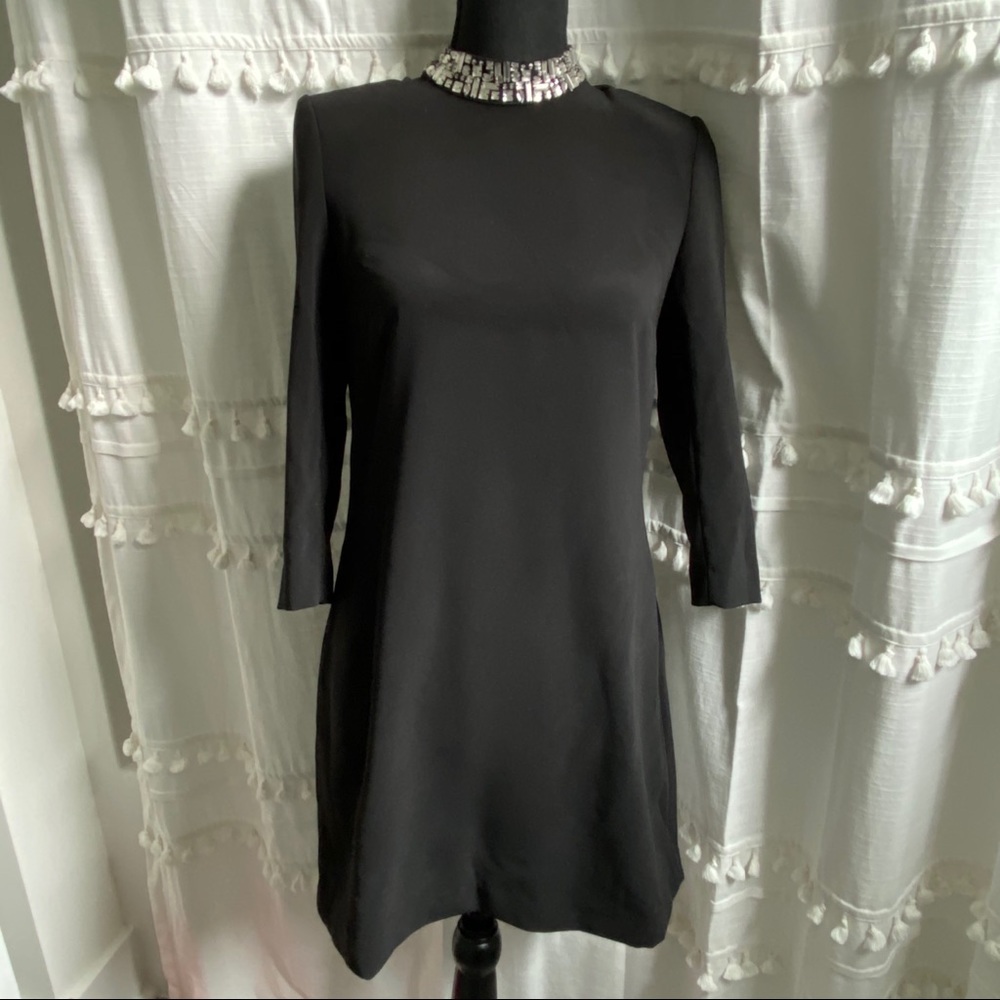 NWT H&M Mock Neck Dress with beading